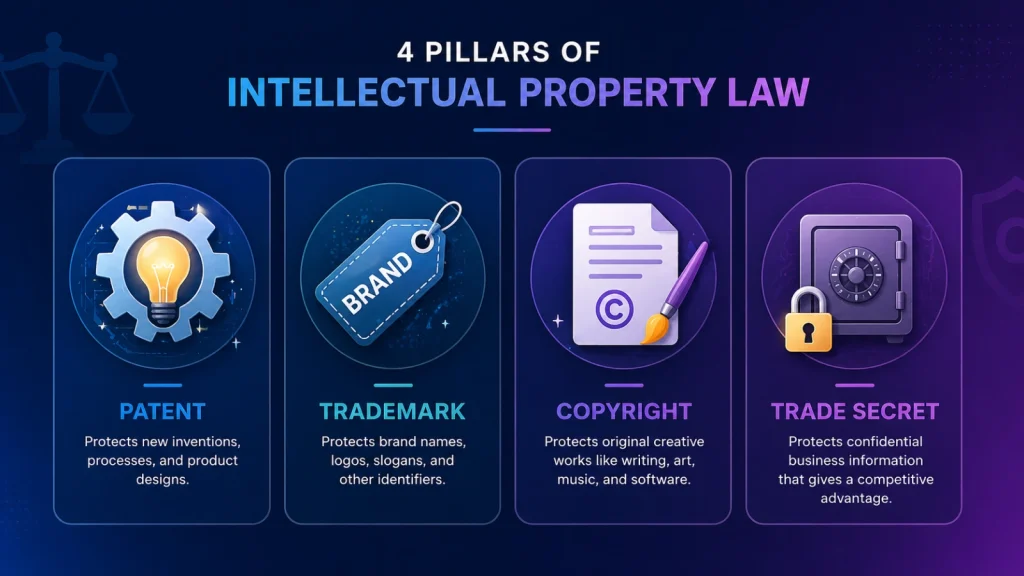 the-four-pillars-of-intellectual-property-law