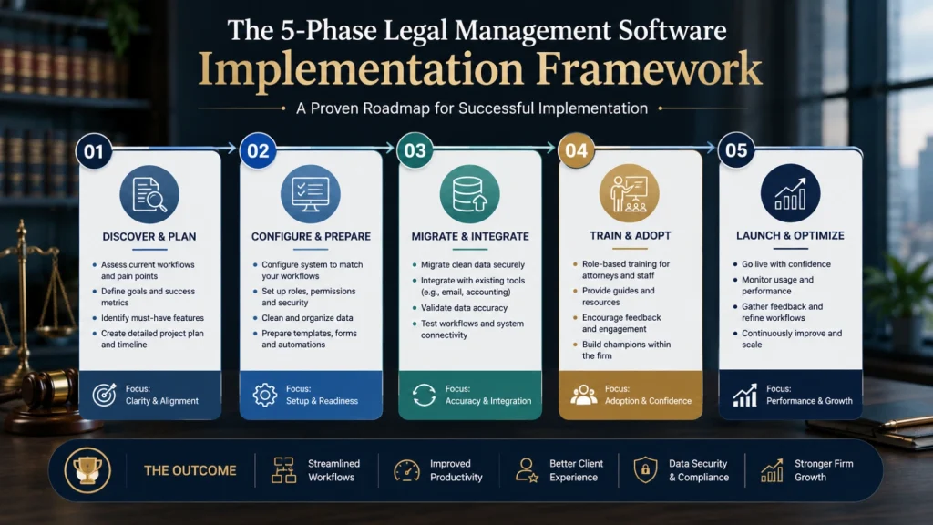 The 5-Phase Legal Management Software Implementation Framework legal-management-software-implementation-framework