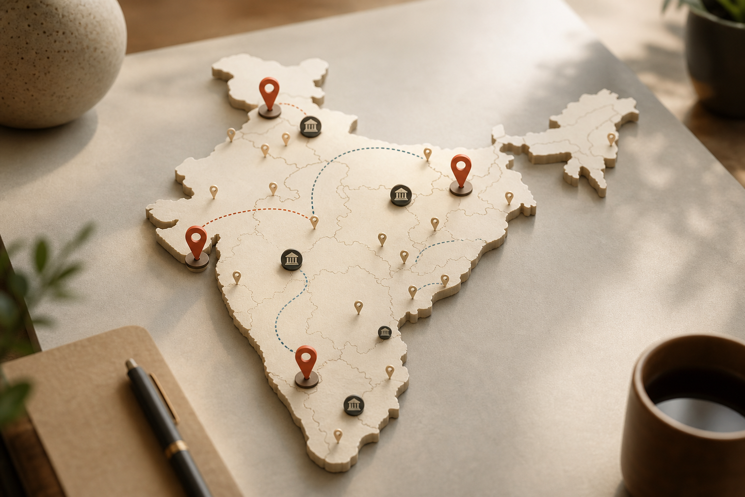 India regional readiness map