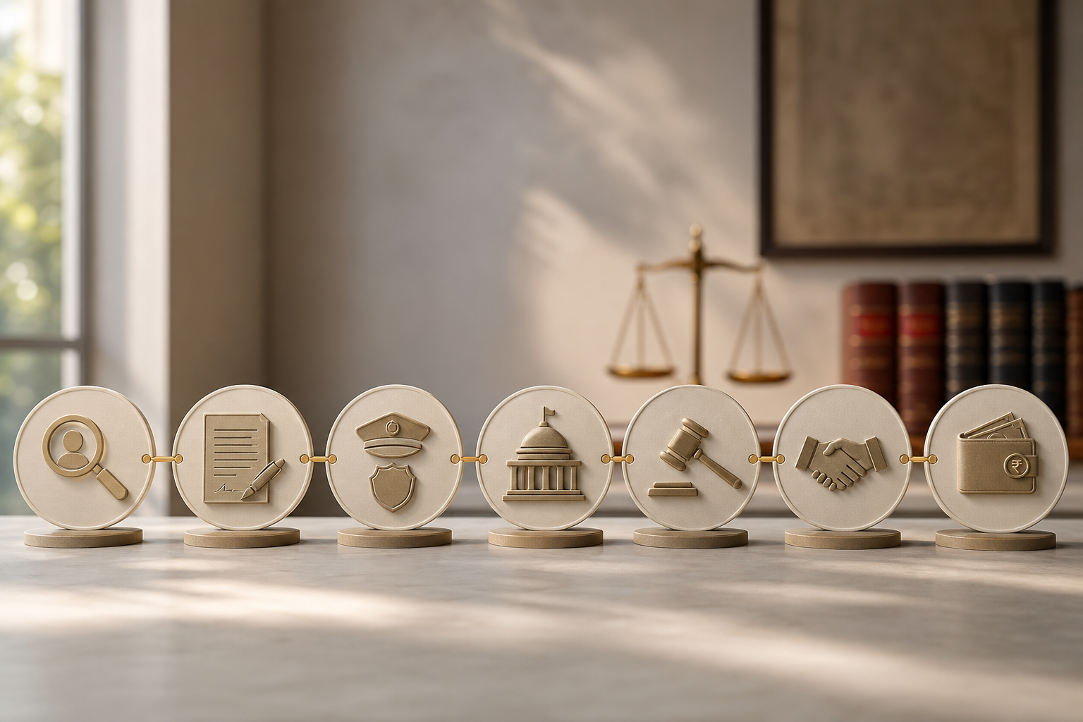 Step-by-step onboarding flow for advocates