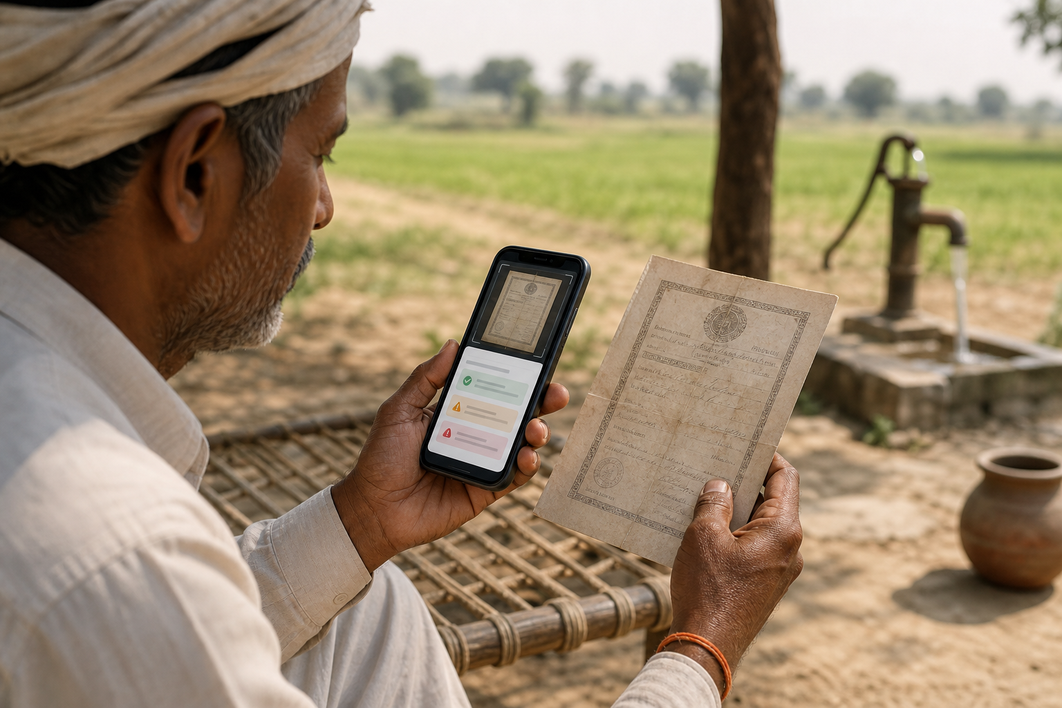 ai legal document review explainer for rural India