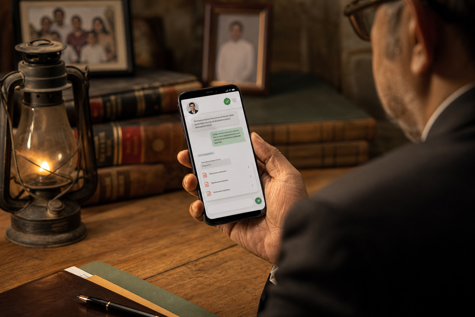 secure legal workspace on mobile for rural India