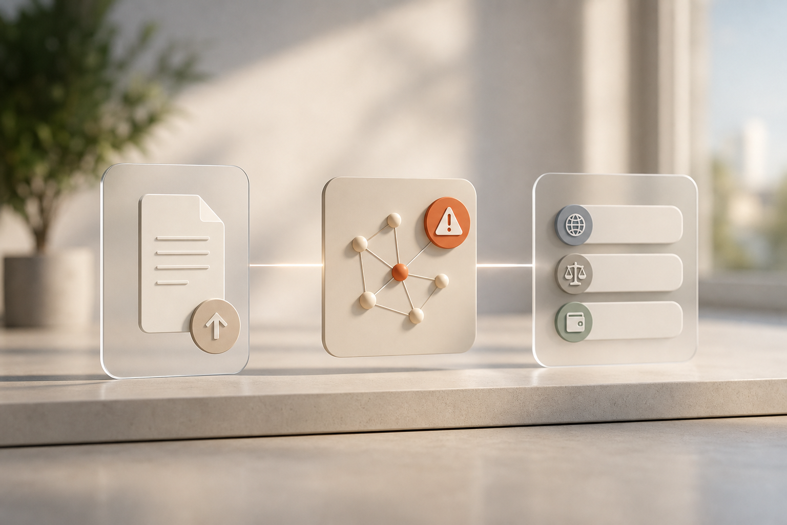 Workflow from AI flags to verified advocate