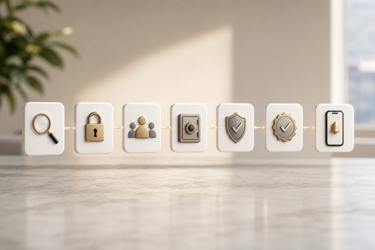 Step-by-step secure portal setup checklist