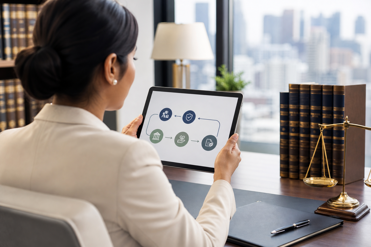 step-by-step escrow workflow for hiring a lawyer