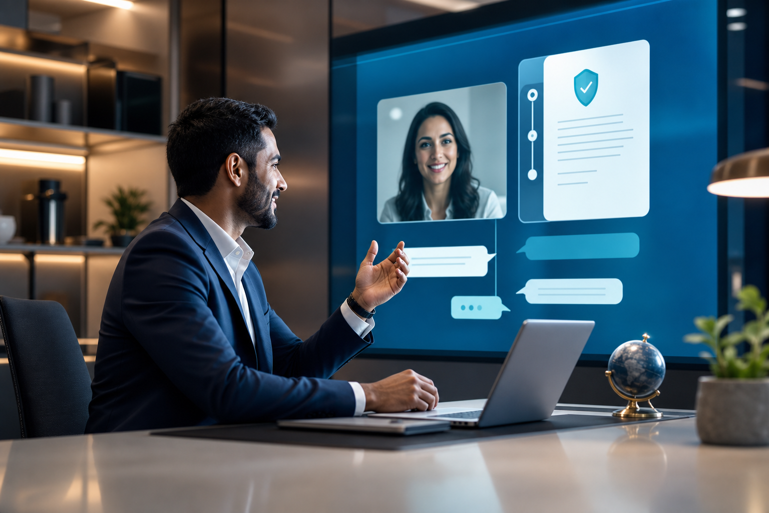 secure workspace view