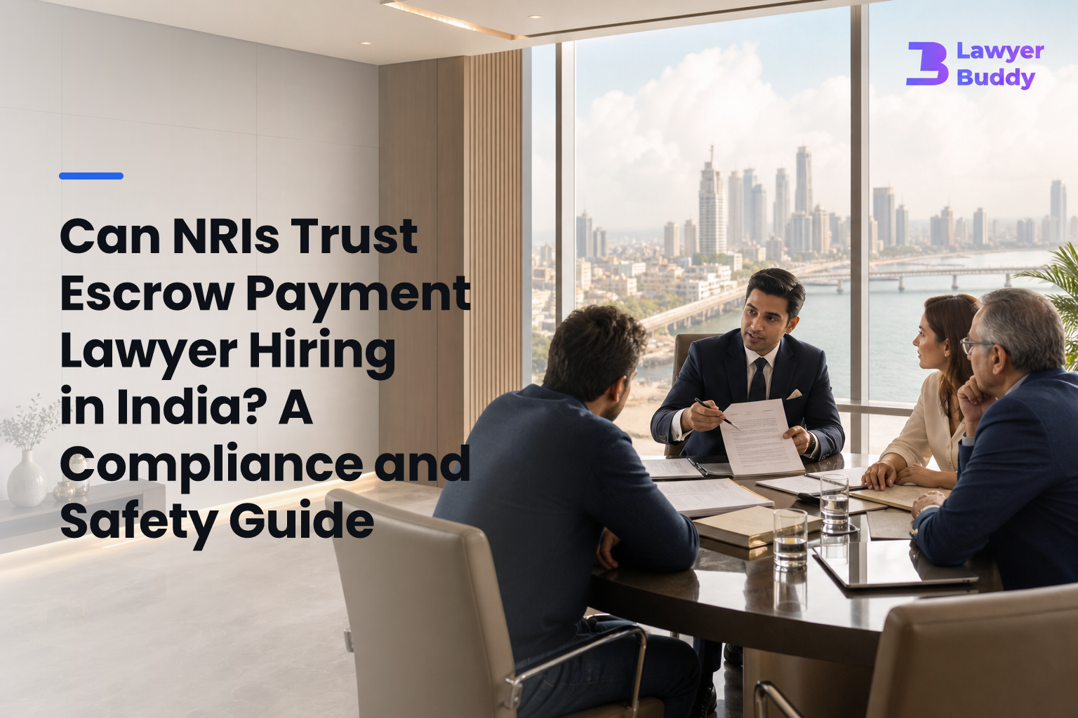 Can NRIs Trust Escrow Payment Lawyer Hiring in India? A Compliance and Safety Guide